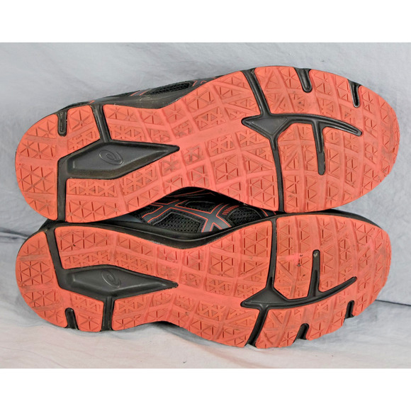 ASICS Shoes Womens Size 10 Black Pink Running Sneakers Mesh Athletic Road T7K9N - Picture 6 of 7